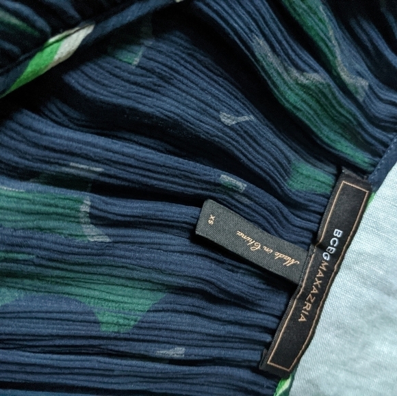 Bcbg Maxazria 100% Silk Babydoll Blouse xs - Picture 11 of 14